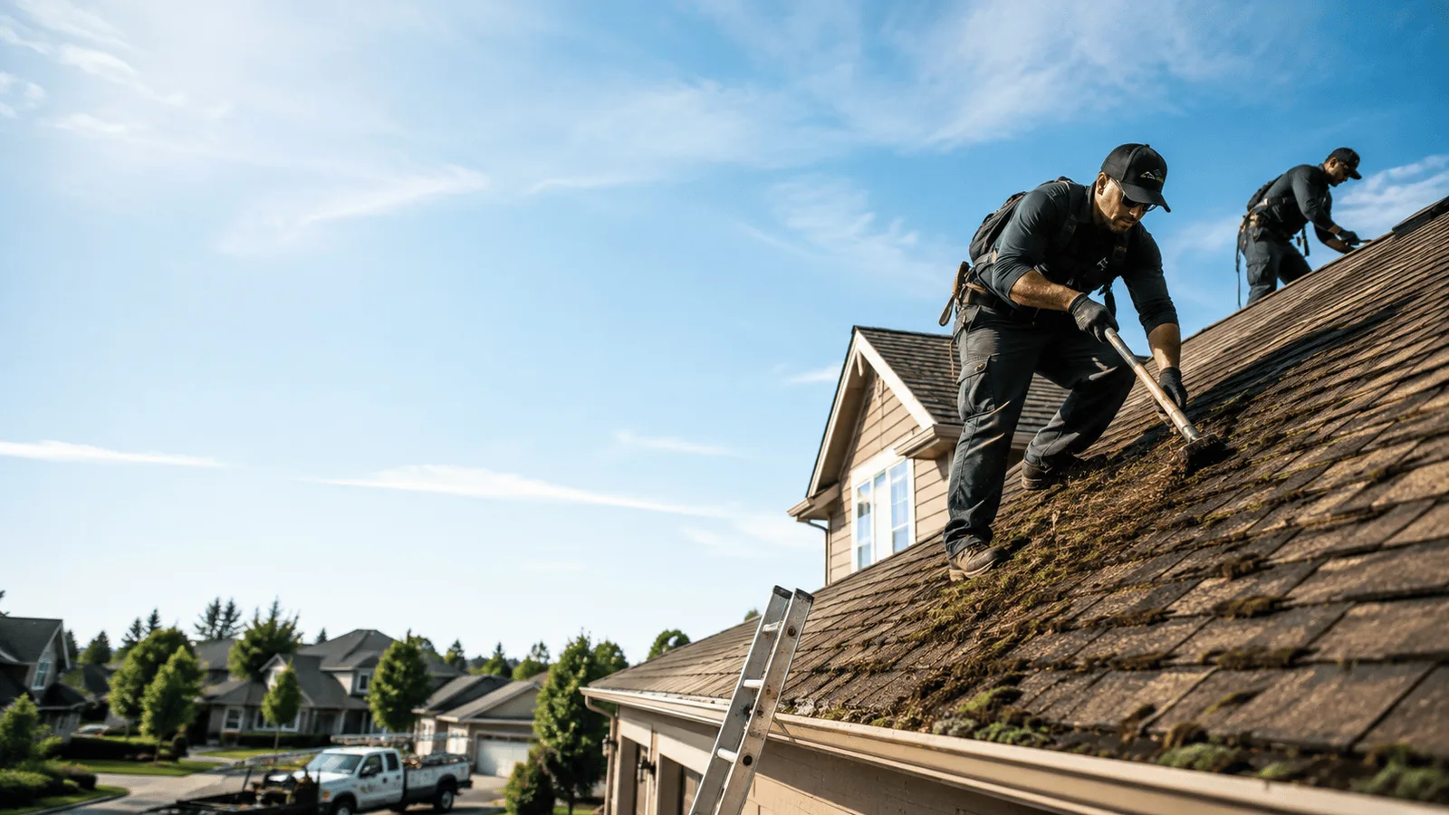 Roof Moss Removal in Sparks, OK near me